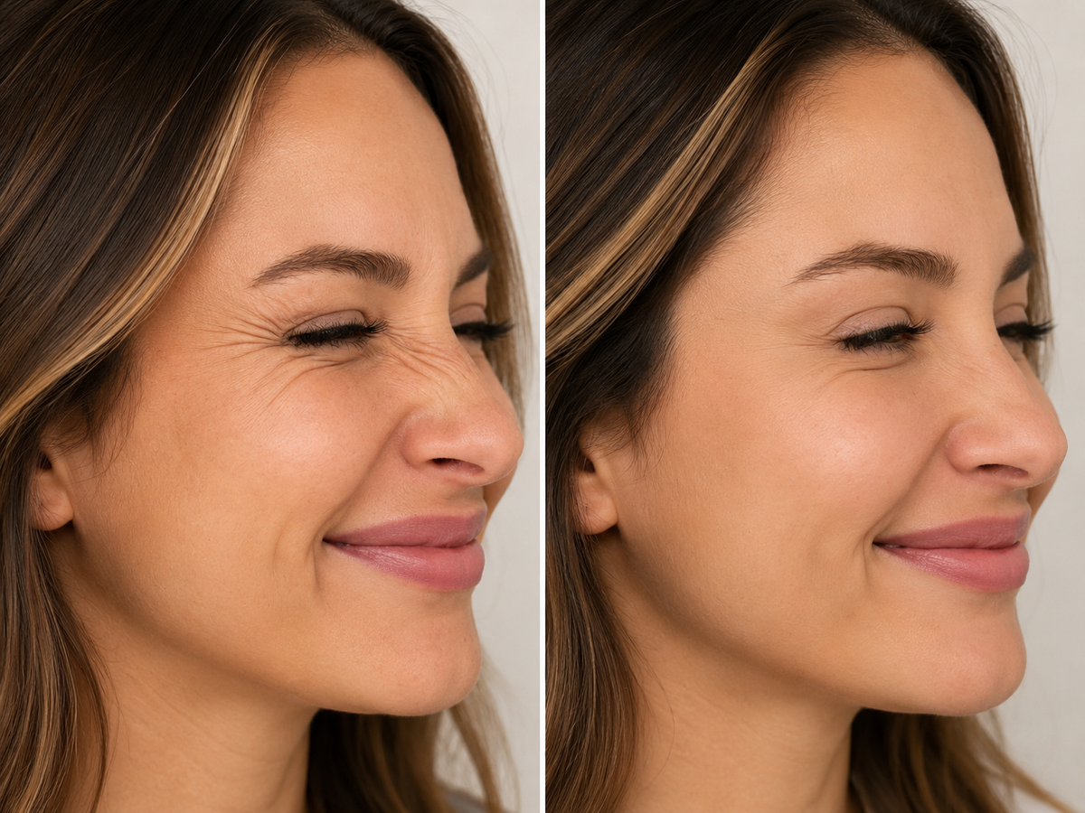 Bunny Lines (nose wrinkles) - Botulinum Toxin Treatment