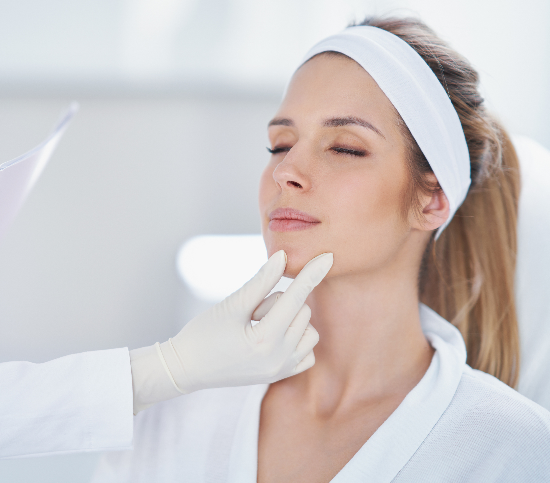 Jawline Contouring with Dermal Fillers and Botox